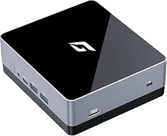 Nano A1 Micro PC Linux, 12th Alder Lake N100 (up to 3.4GHz), 8GB DDR4 RAM 128GB PCIe SSD, Mini PC Computer Support 4K Dual Display/USB3.0/WiFi 6/BT5.2/RJ45/VESA for Home/Office