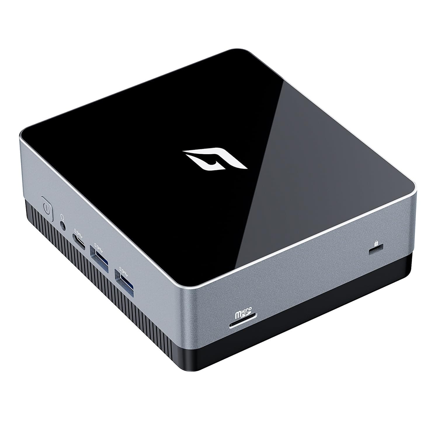Nano A1 Tiny Computer Linux, 12th Alder Lake N100 (up to 3.4GHz) Compact PC, 4GB DDR4 RAM 128GB PCIe SSD, Mini PC with HDMI Port/USB3.0/WiFi 6/BT5.2/RJ45/VESA for Home/Office