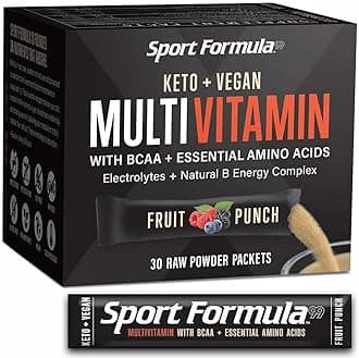 - Liquid Multivitamin Drink Mix Vitamin Powder BCAA Won't Upset Your Stomach Daily Keto MultiVitamin for Men and Women Amino Acid Powder Fruit Punch Packet Multivitamin Powder Electrolytes