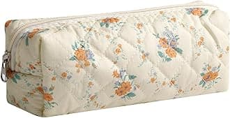 SURBEAV Pencil Case Pen Case Office College School Storage Bag Pouch Holder Box Organizer Makeup Pouch Cosmetic Bag Aesthetic Cute Pencil Case for Girls Boys Kids (P)