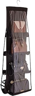 AARAINBOW 1 Pack Hanging Handbag Purse Organizer for Closet, Womens Purse Sto...