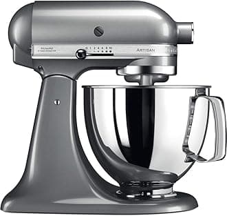 KITCHENAID Artisan Tilt-Head Stand Mixer, Silver, 4.8 Litre, 5Ksm125Bcu"Min 1 year manufacturer warranty"
