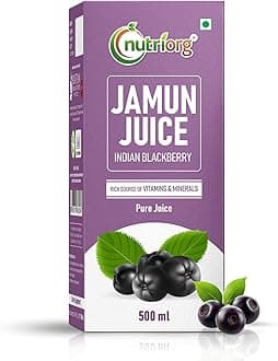 Jamun Juice 500 ml, Controls Blood Sugar Level, Purifies Blood, Diabetes Care, 100% Natural & Detox