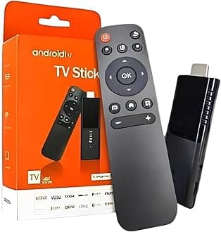 Android TV Full HD Streaming Device Stick Remote Control & Voice Control Google TV And Google Assistant Supported Android TV Box FHD Dongle Set TV Stick (1GBRAM+8GBROM)
