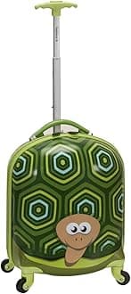 Rockland Kids Jr First Hardside Spinner Luggage, Turtle, Carry-On 19-Inch, Rockland Jr. Kids' My First Hardside Spinner Luggage