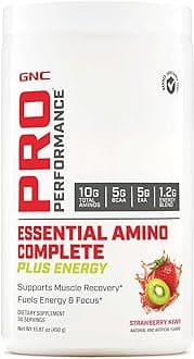 Pro Performance Essential Amino Complete Plus Energy, Strawberry Kiwi, 15.9 oz, Supports Muscle Recovery
