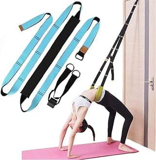 Back bend Assist Trainer - Improve Back and Waist Flexibility, Door Flexibility Stretching Strap, Home equipment for Ballet, Dance, Yoga, Gymnastics, Cheerleading, Splits