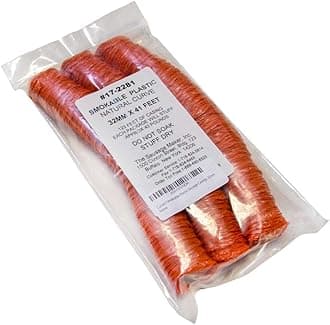 The Sausage Maker - Curved Smokeable Plastic Sausage Casings, 32mm