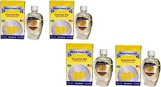 2 Packs - Rhino Nano Essential Oil - Bon Chai Dau Con Te Giac Cong Nghe Nano - 10 mL per Bottle X 4 Bottles per Order - Made in U.S.A.