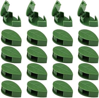 plant support for climbers leaf plant organiser clip money plant clips for wall support for plants plant holder for wall climbing wall clips (Leaf Clip, 10, Piece)