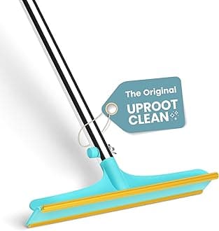 Uproot Cleaner Xtra Pet Hair Removal Tool: Reusable Carpet Rake with Telescopic 60" Handle - As Powerful as Uproot Cleaner Pro Pet Hair Remover, but Made for Carpets, Curtains - Don't Bend Don't Kneel