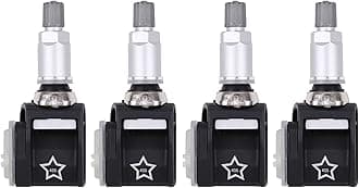 Pack of 4 Front and Rear Left and Right TPMS Tyre Pressure Sensor for B-MW 3 5 6 7 Series G20 G80 G28 G21 G81 G30 G31 F90 Mer-cedes A B E Class W177 V177 W247 W213 S213 C238 A238 Sprinter B907