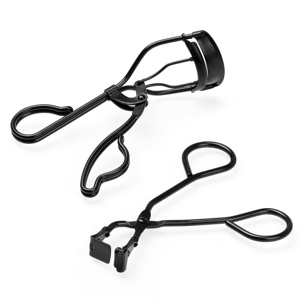 SALLTEC Eyelash Curler, Makeup Tools Set with Mini Partial Eyelash Curler & Silicone Refill Pads, Professional Lashes Curler, Stainless Steel, Fits for Various Eye Lashes Shapes.