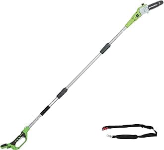 G24PS20 Cordless Pole Saw, 20cm Bar Length, 6.7m/s Chain Speed