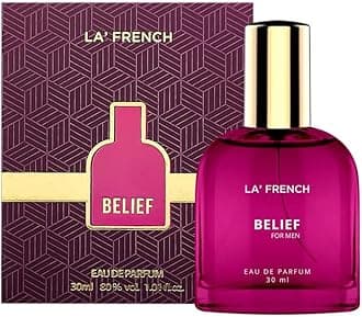 La French Belief Perfume for Men, Long-Lasting Luxury Fragrance, Ideal Birthday Gift For Men,Best Men's Perfume with All-Day Scent, luxury perfume for Men, Travel-Friendly Perfume (30ML)