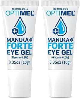 Optimel Manuka+ Honey Forte Gel, Preservative Free, Alleviate Symptoms of Chronic Dry Eye, Restore Eye Comfort Overnight, Pharmaceutical Grade Manuka Honey, Natural by Design, 0.35 (Pack of 2)