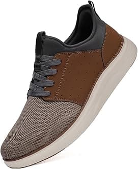 Men Casual Dress Shoes Hands Free Slip On Laceless Fashion Sneakers Lightweight Breathable Walking Shoes Gym Tennis Athletic