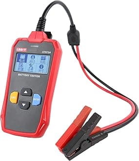 UT673A Battery Tester 12V Car Battery Tester,40-2000 CCA Automotive Battery Load Tester,Capacities from 30Ah to 250Ah for Truck Boat Marine SUV ATV Auto Cranking and Charging System Tester