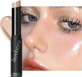 Shimmer Eyeshadow Stick Creamy Highlighter for Eyes, Lips, Cheeks, Long Lasting, Moisturizing, Multi Use, High Pigment Glow for Day and Night, Micro Pearls, Champagne Undertone, Stardust Sparkle