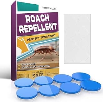 Roach Repellent Indoor Pet Safe, Cockroach Repellent Indoor, Natural Cockroach Repellent for Home, Get Rid of Roaches, Effectively Keep Roaches Away, Roach Control for Indoor - 8 Count