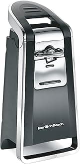 Hamilton Beach (76606ZA) Smooth Touch Electric Automatic Can Opener with Easy Push Down Lever Extra Tall 76606ZA