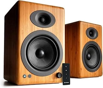 A5+ Powered Bookshelf Speakers – 150W High-Fidelity Studio Monitors for Music, Gaming, Turntables & Home Theater