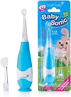 Brush-Baby BabySonic Electric Toothbrush for 0-36 Months - Blue