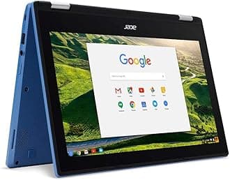 Acer Chromebook R11 CB5-132T-C67Q Touch Screen Chromebook with Intel Celeron N3060 Processor, 11.6" IPS Multitouch Screen 4GB Memory, 32GB SSD and Google Chrome OS