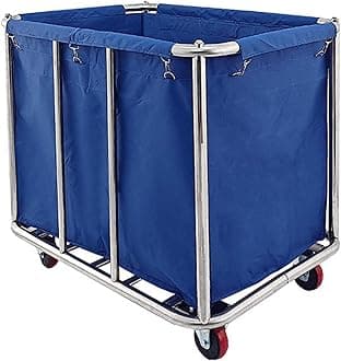 Commercial Laundry cart with Wheels,400L LargeLaundry Cart on Wheels with Waterproof Liner, Perfect for Laundry Rooms, Home，Laundry Room, Hotel，School 440Lbs Load