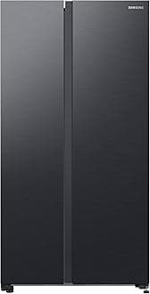 Samsung American Style Fridge Freezer with SpaceMax Technology, Power Cool and Power Freeze Technology, Black, RS62DG5003B1E