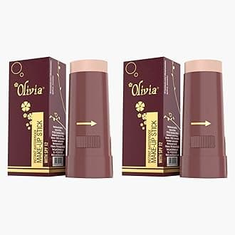 Olivia Instant Waterproof Makeup shimmering Stick Concealer (Touch & Glow, 15g, Shade No.5, SPF 12) - Pack of 2 Shimmery Finish