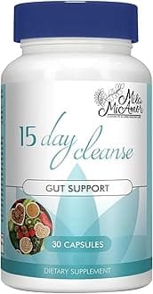 Mila Miamor 15 Day Cleanse - Gut and Colon Support - Advanced Gut Cleanse Detox for Women & Men with Senna, Cascara Sagrada & Psyllium Husk - Non-GMO - Made in USA - 30 Capsules