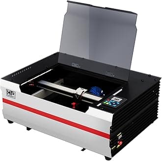 Monport Reno Pro 45W Desktop CO2 Laser Engraver＆Cutter,16x12 Workbed Laser Engraving Machine with New Semi-Autofocus, Control Panel, 2 Working Platforms, Z-axis Adjustable for Wood Acrylic Glass More