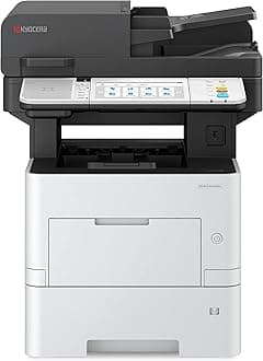 KyoceraECOSYS MA5500ifx All-in-One Monochrome Laser Printer (Print/Copy/Scan/Fax), 57 ppm, Up to Fine 1200 dpi, Gigabit Ethernet HyPAS Capable, 7 inch Touchscreen Panel, 512 MB