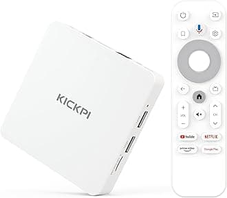 Android Tv Box, Kp1 Certified Box(4K), Free Subscription Channels, 2Gb Ram 32Gb Rom With Voice Search- Support Chromecast And Dolby Audio, Bluetooth5.0 Smart Box 2024(White)