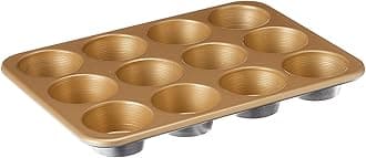 Naturals Aluminum NonStick Muffin Pan, Twelve 2.75 Inch Cups