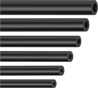 6PCS 5Ft Vacuum Hose Automotive,Silicone Vacuum Hose with ID 1/8" 5/32" 3/16" 1/4" 5/16" 3/8",130PSI Max Pressure Vacuum Line Kit Silicone Tubing Car Accessories for Air/Water