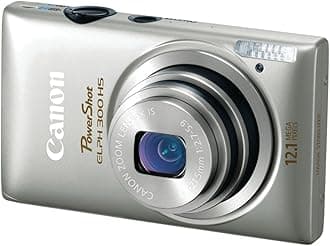 Canon PowerShot ELPH 300 HS 12.1 MP CMOS Digital Camera with Full 1080p HD Video (Silver)