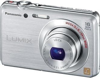 Panasonic Lumix DMC FH-8 16.1 MP Digital Camera with 5x Wide Angle Optical Image Stabilized Zoom (Silver)