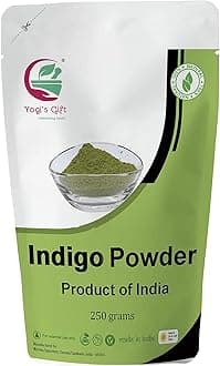 Yogi's Gift Indigo Powder for Hair | Ideal for Black and Dark Hair | Indigofera Tinctoria | Black Henna | 250 grams | 100% Pure & Natural Hair color