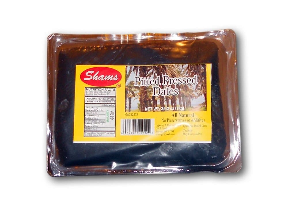 Shams Pitted Pressed Dates (2.2 Lb)