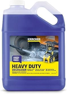 Kärcher Heavy Duty Cleaner, Removes Grease, Dirt, and Grime, Highly Concentrated, Makes up to 40 gal of Cleaner, Residue Free, Readily Biodegradable, For Pressure Washers