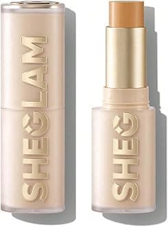 SHEGLAM Skin Magnet High Coverage Foundation Stick Longwear Medium Face Makeup for All Skin Types-Wheat