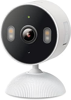 1080p Indoor/Outdoor Security Camera - Free Person/Motion/Baby Cry Detection, Color Night Vision, IP65 Weatherproof, SD/Cloud Storage, Works w/Alexa & Google Home HybridCam