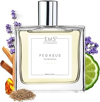 Em5Pegasus EDP Perfume for Men | Nutty almond Sweet Vanilla Fragrance | Strong and Long Lasting Eau de Parfum Spray | Luxury Gift for Him
