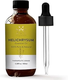 Helichrysum Essential Oil 100ml | Pure & Natural Therapeutic Grade Oil for Aromatherapy Massage | 3.38 fl. Oz