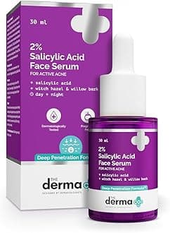 2% Salicylic Acid Face Serum | Reduces acne & blackheads | Tightens pores | Exfoliates & soothes inflammation | 30 ml