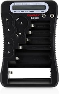 T-333 Universal Battery Tester, LCD Display, Cell Checker, Multi-Purpose Small Battery Tester, for AA, AAA, C, D, 9V, CR123A, CR2, CRV3, 2CR5k CRP2, and Button Cell Batteries