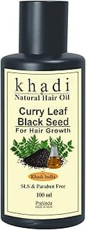 PreVeda® Khadi Black Seed & Curry Leaf hair Oil with best ayurvedic & natural oils 100 ml