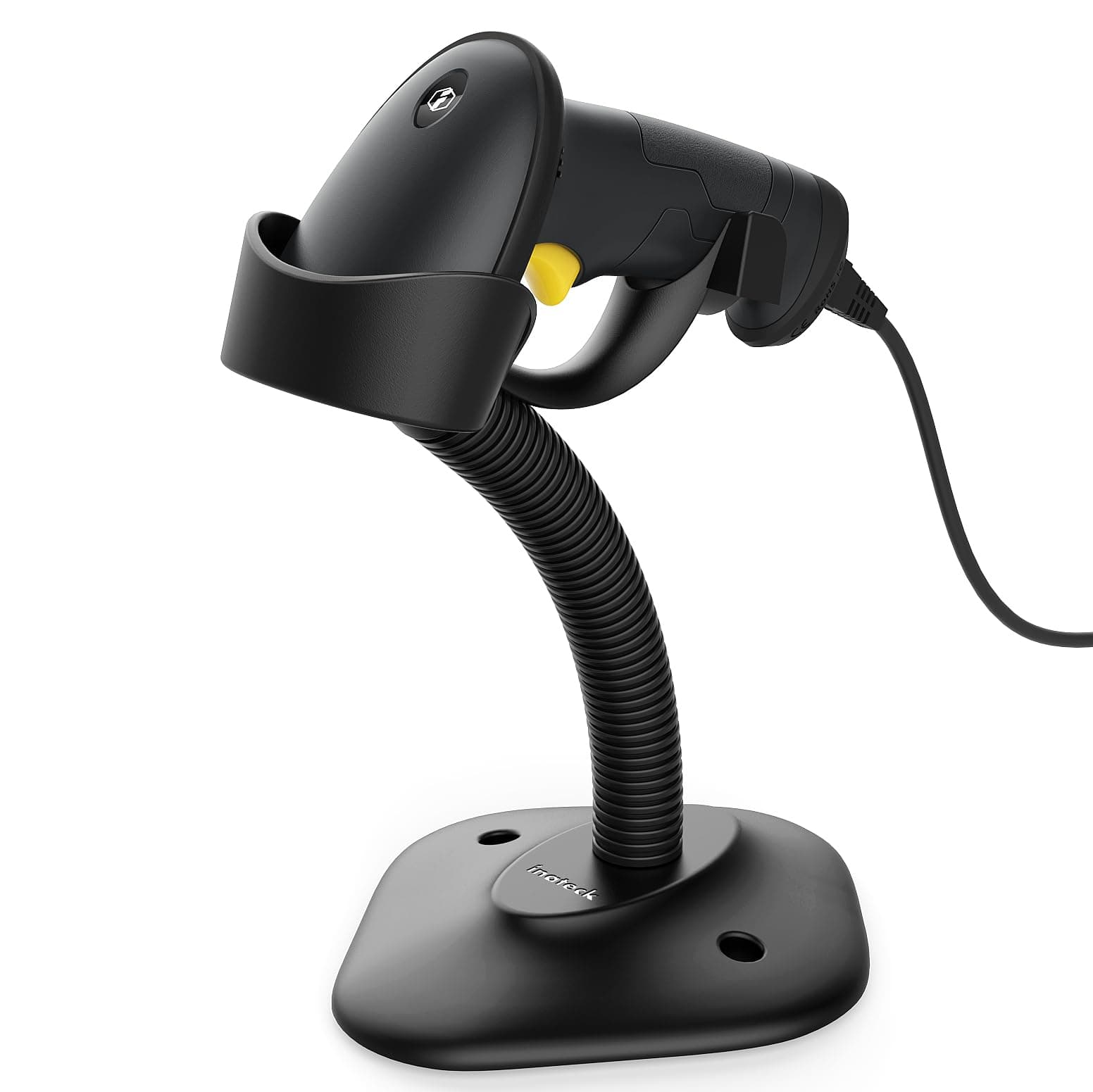 1D USB Barcode Scanner with Intelligent Stand Wired, BCST-33